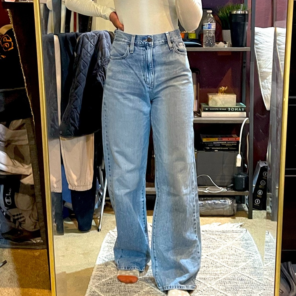 Levi’s high rise straight jean